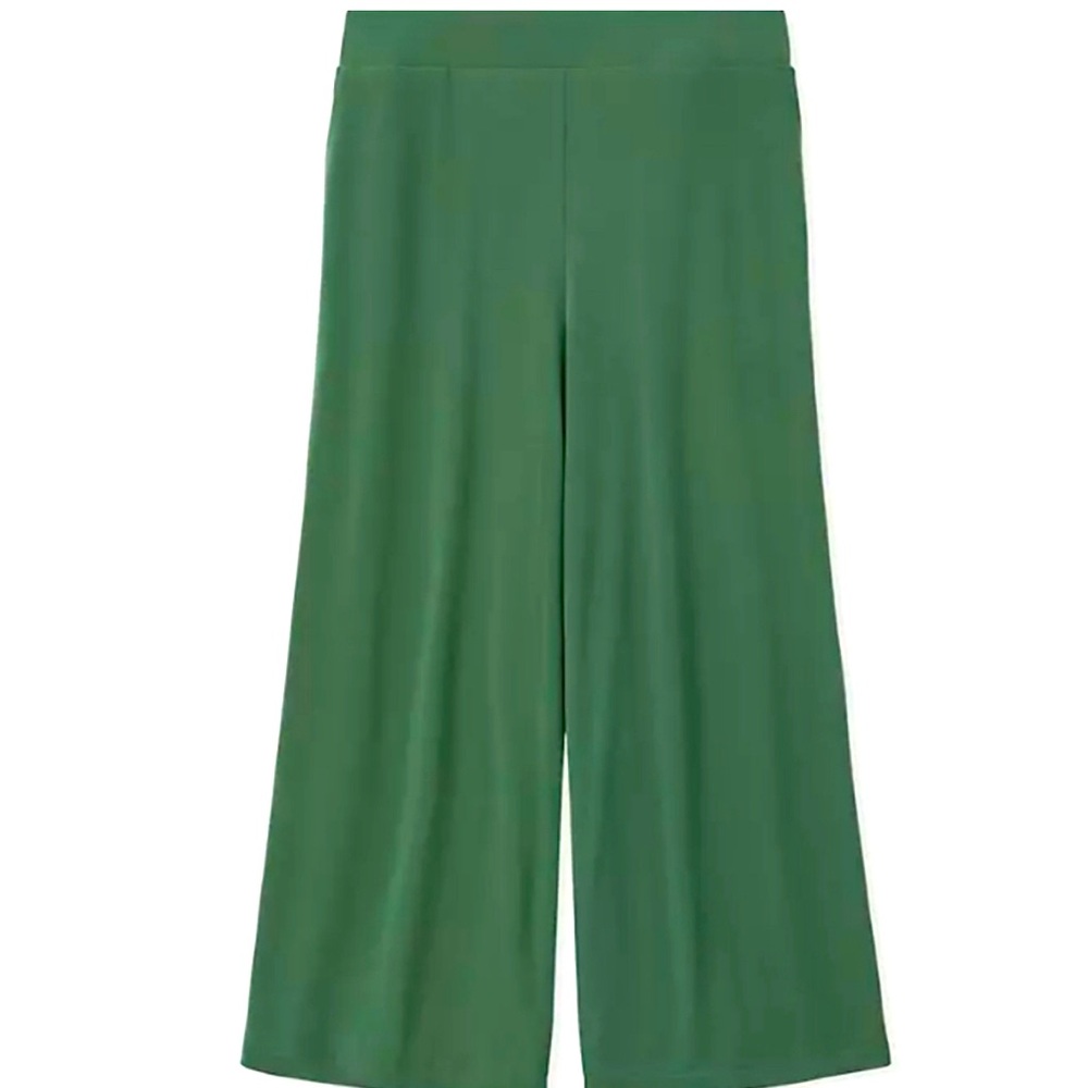 New Torrid Green Knit Culotte Pant Size 1